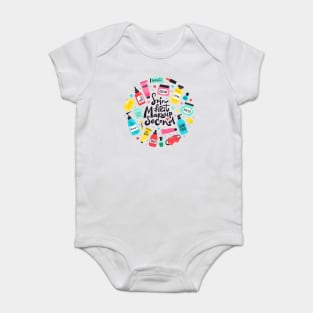 Skin First MakeUp Second Baby Bodysuit